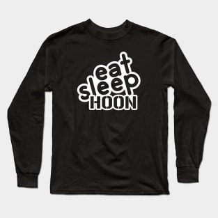 Eat Sleep Hoon - white Long Sleeve T-Shirt